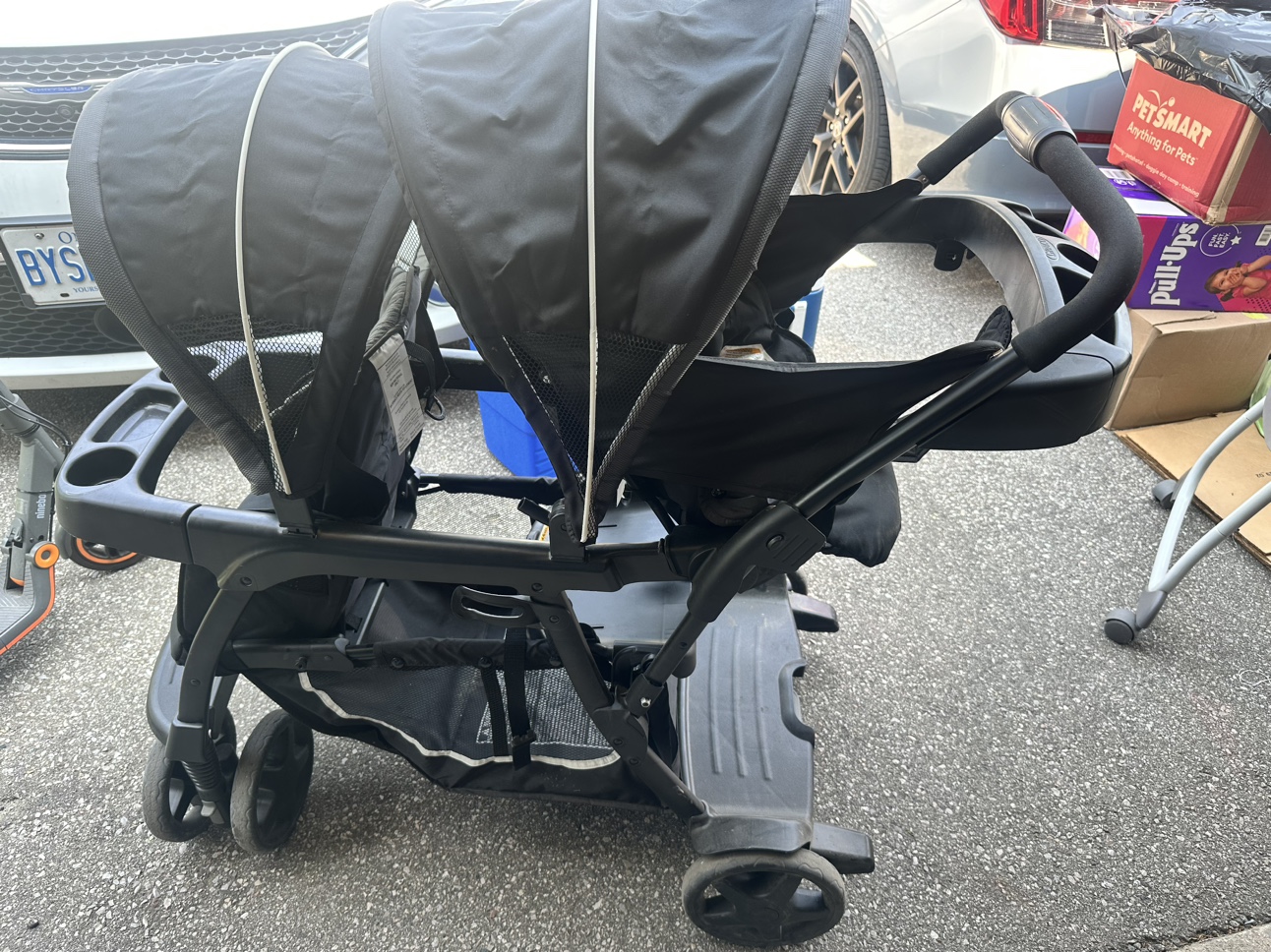 Graco grow with me double stroller thumbnail