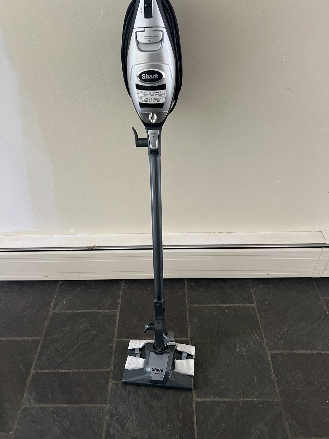 Shark vacuum with mop