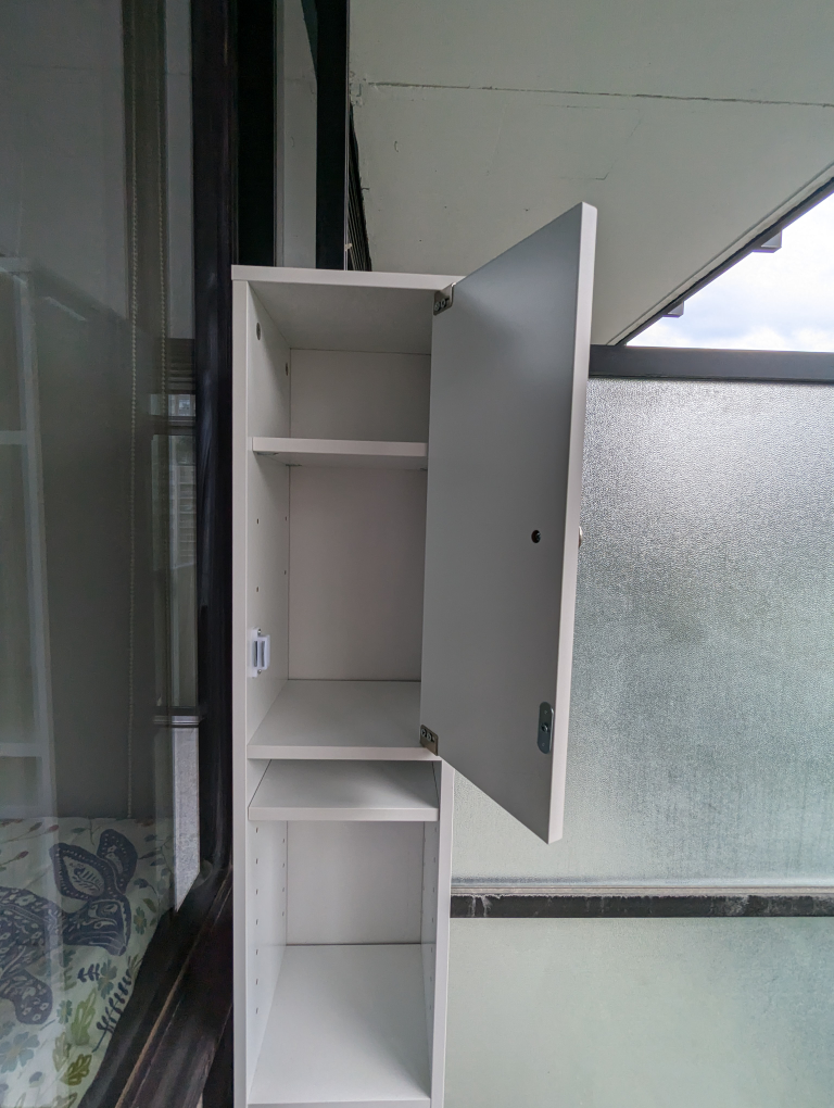 thin storage cabinet - photo 2