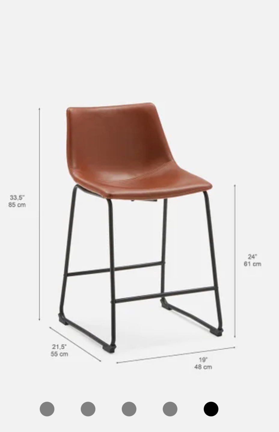 Structube Bar Stool - photo 3