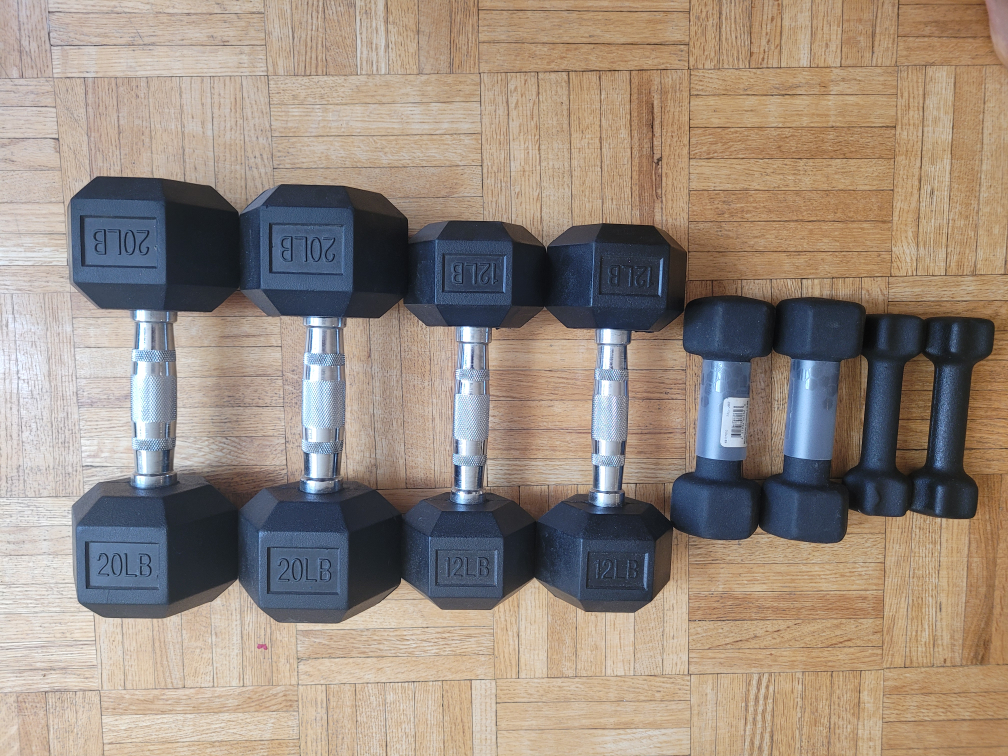 Full Dumbells Set - Perfect Condition thumbnail