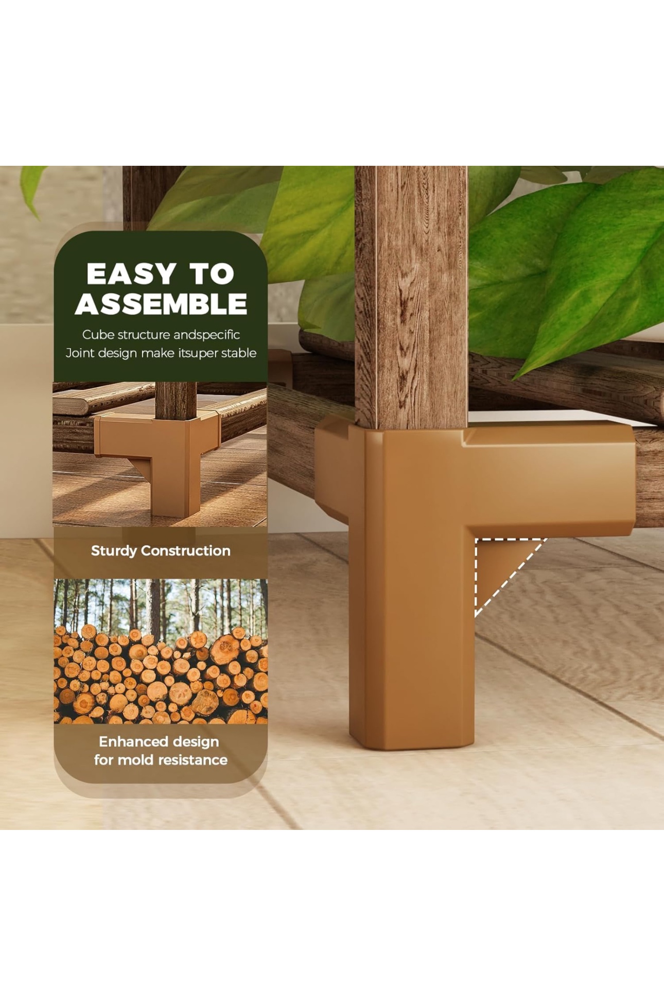 Plant Stands Indoor Outdoor Corner Shelves - photo 3