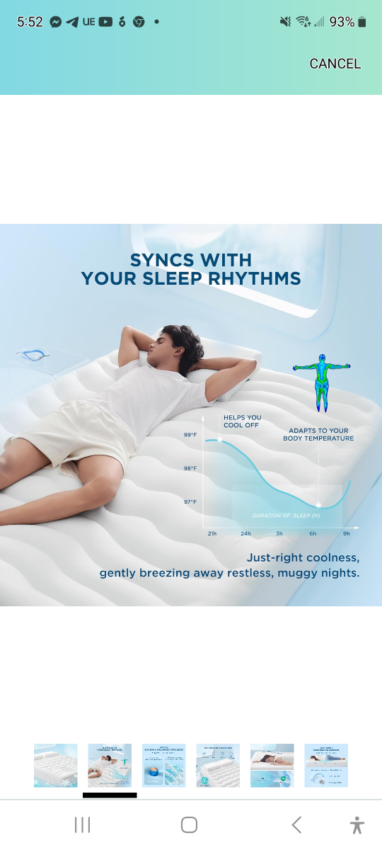 Brand new Cooling Mattress Pad Twin XL. - photo 2
