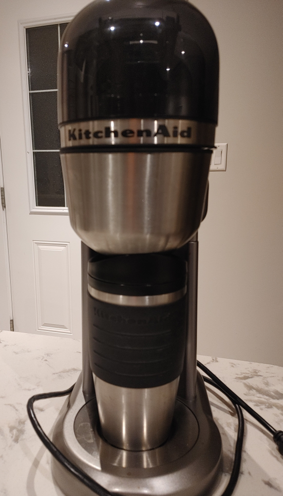 KitchenAid coffee maker.