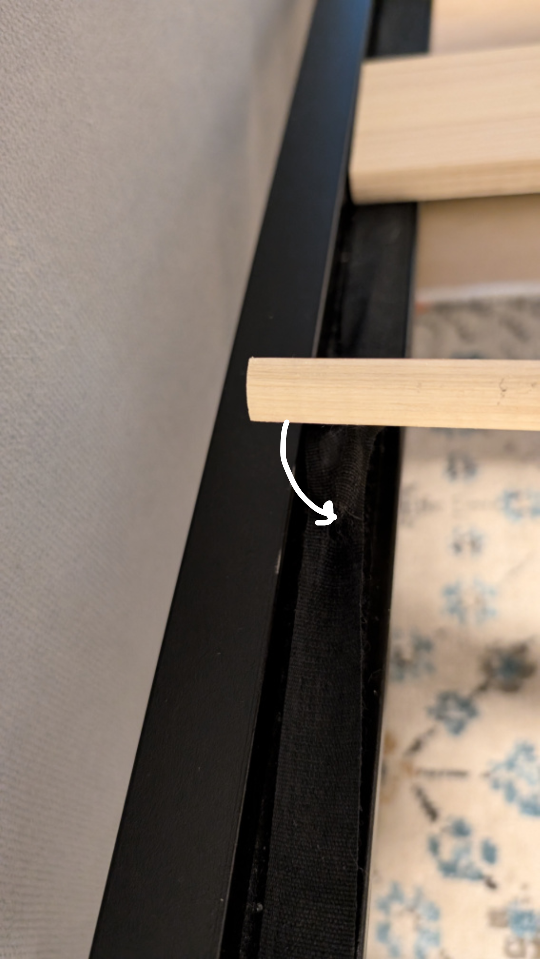 Queen Bed Frame, 10 inch Metal Bed Frame with Wood Slat Support - photo 5