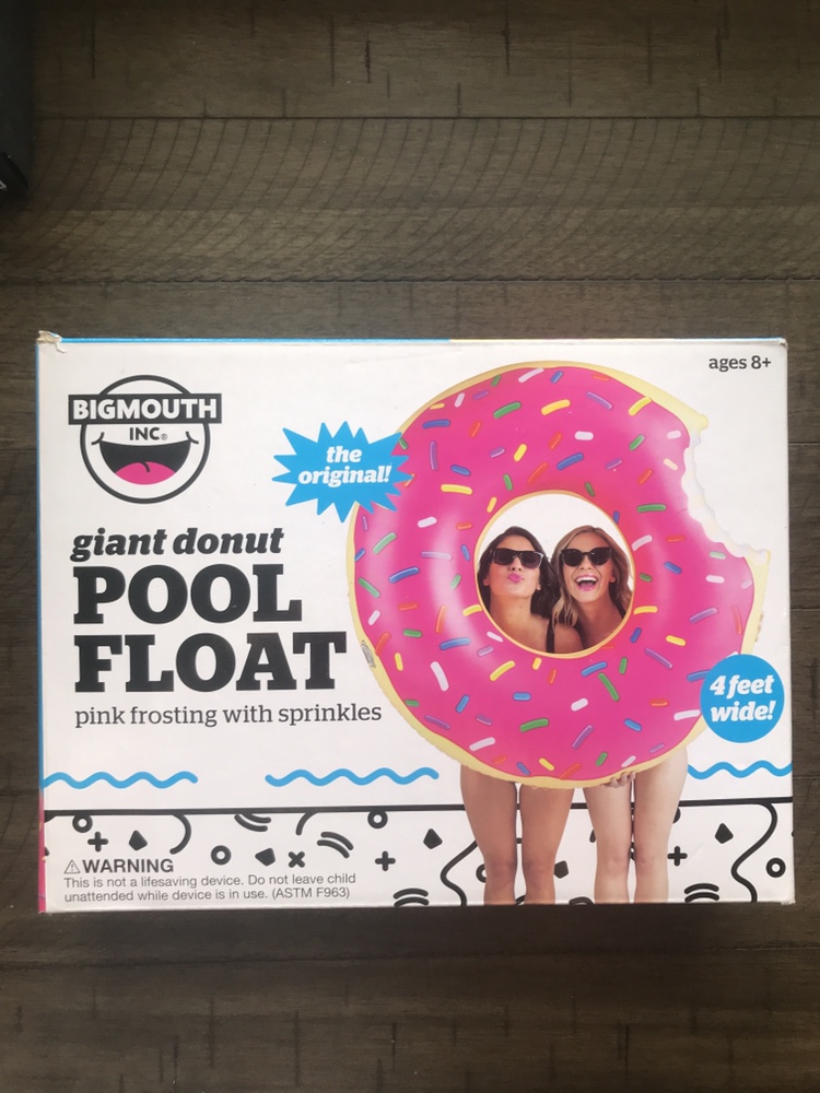 Giant donuts Pool Float 4 feet wide thumbnail