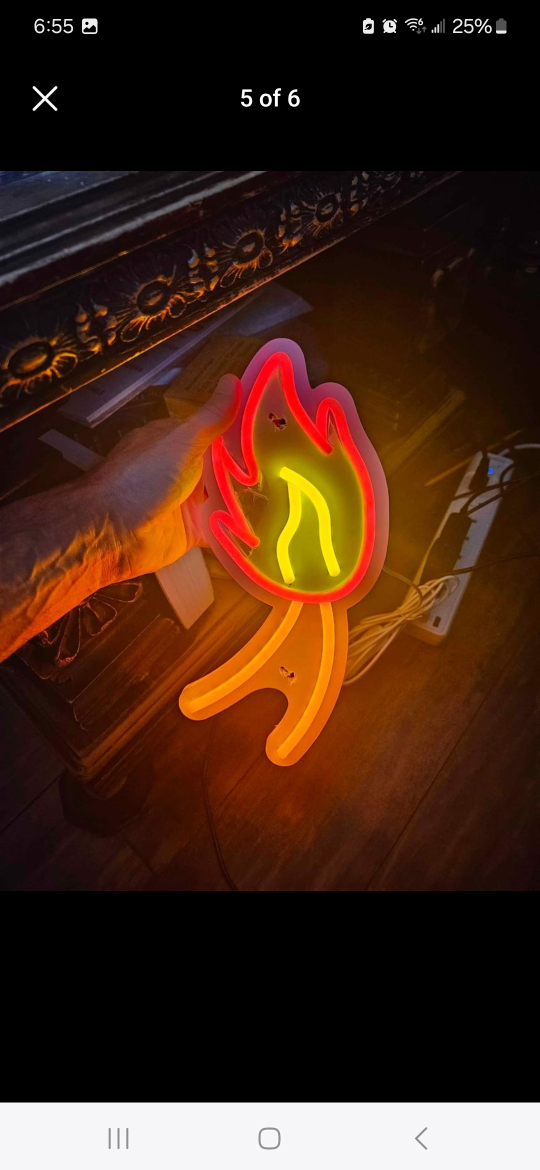 Charmander Pokemon Anime Flex LED Neon Sign Man Cave Game Decor image indicator(4)