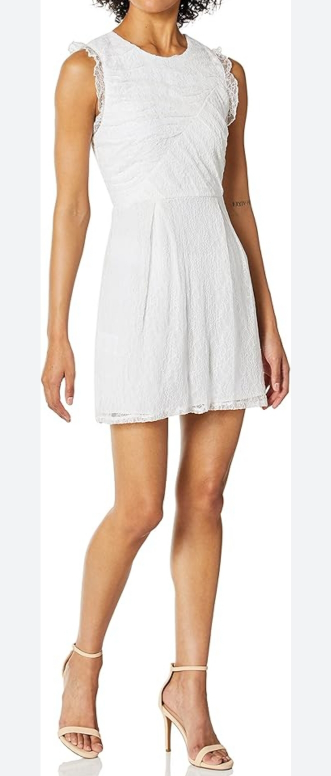 BCBG white lace dress _ 0 image indicator(6)