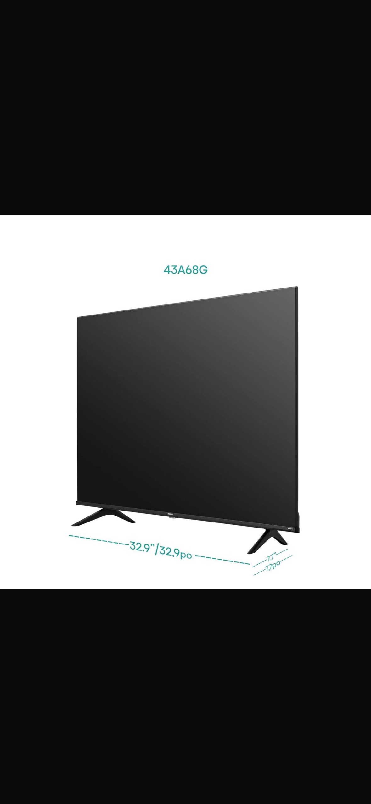 For sale: Hisense 43A68G Smart Ultra HD 4K TV, 43 inches. - photo 3