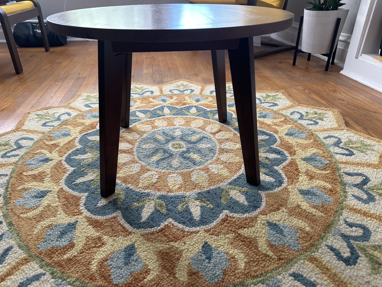 Wooden coffee table