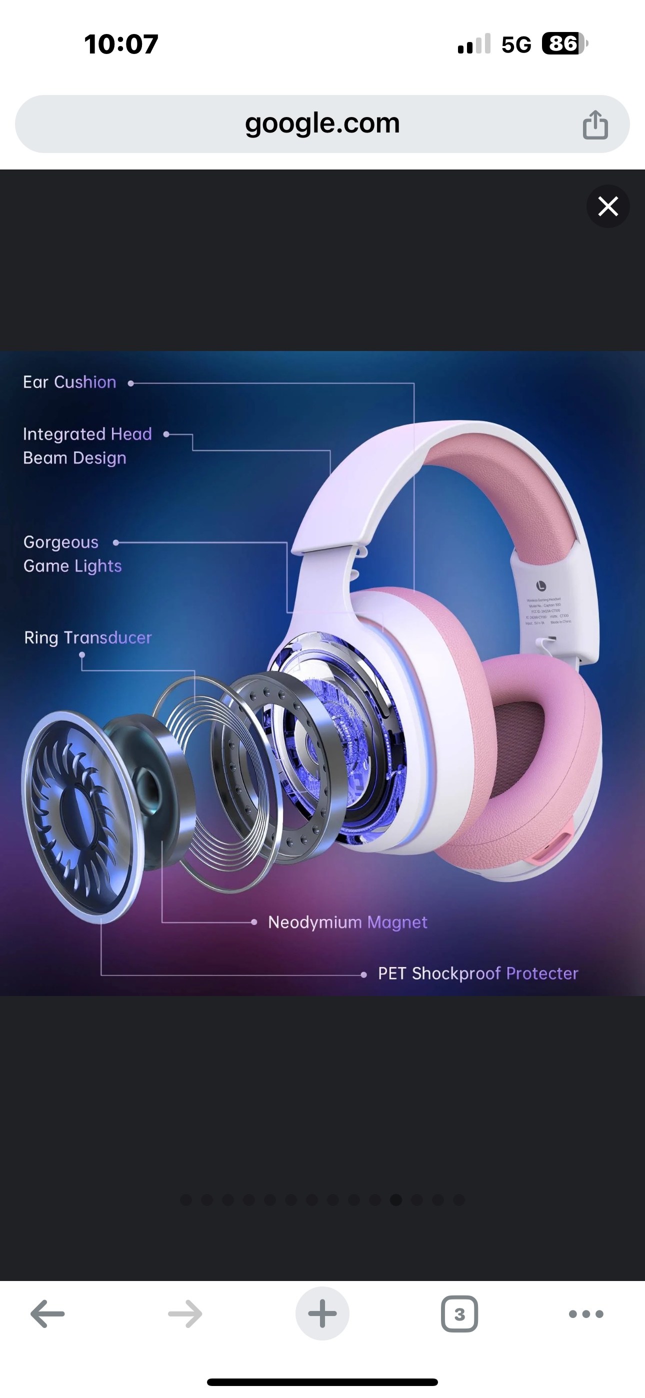 Captain 300 wireless adjustable headset - photo 5