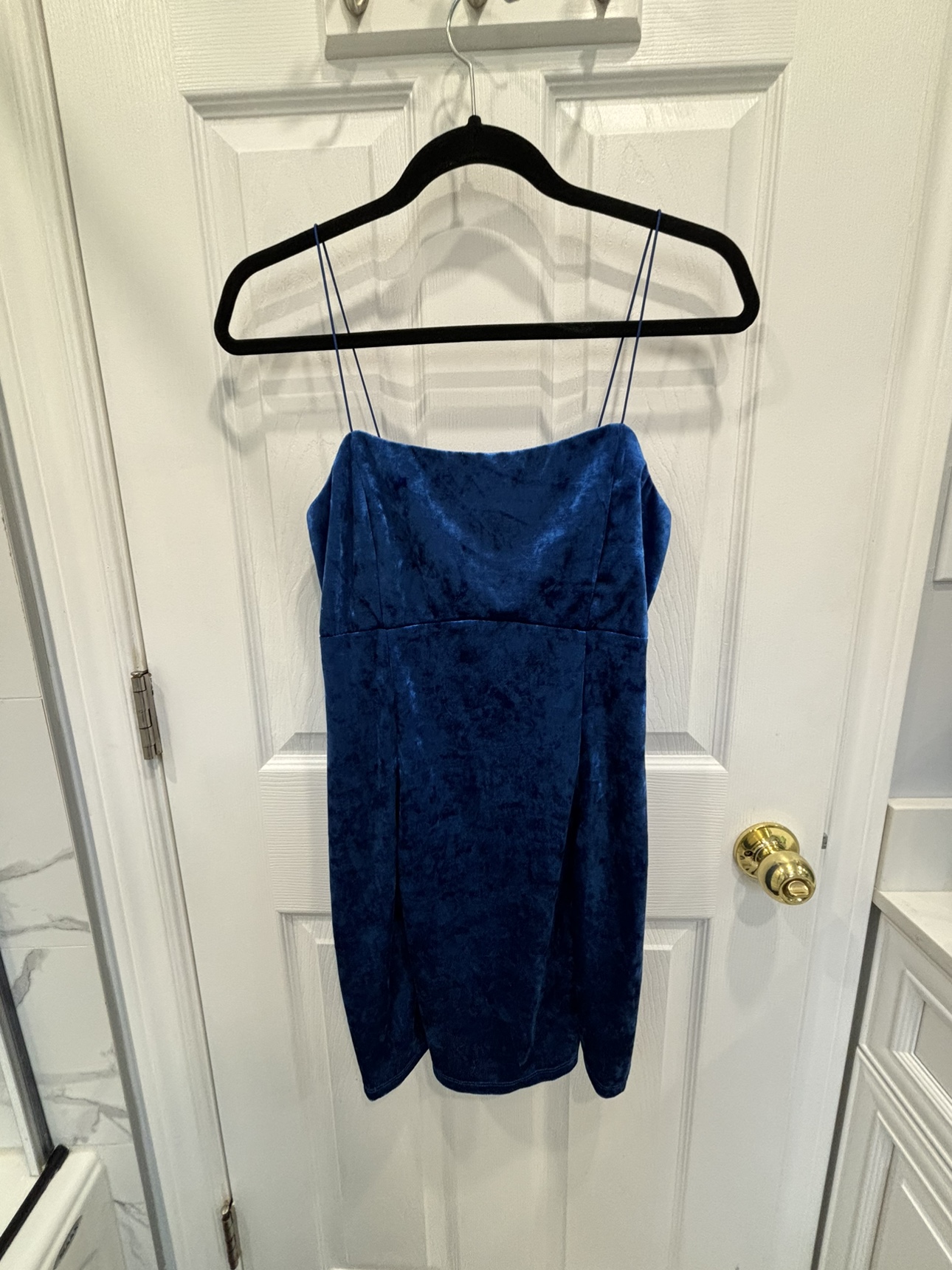 Blue dress (square-neck) thumbnail