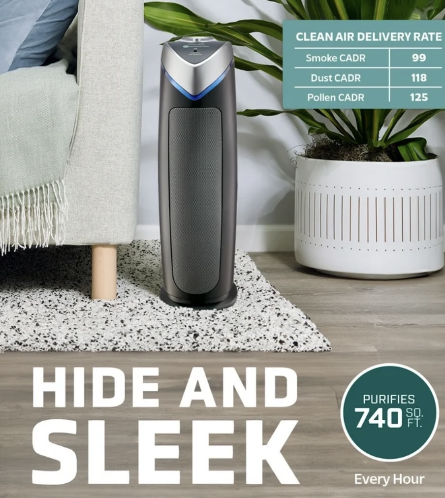 Germguardian Cleaning System w/UV-C, True HEPA & Odor Reduction image indicator(5)