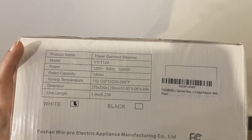 BNIB! Portable Steamer image indicator(3)