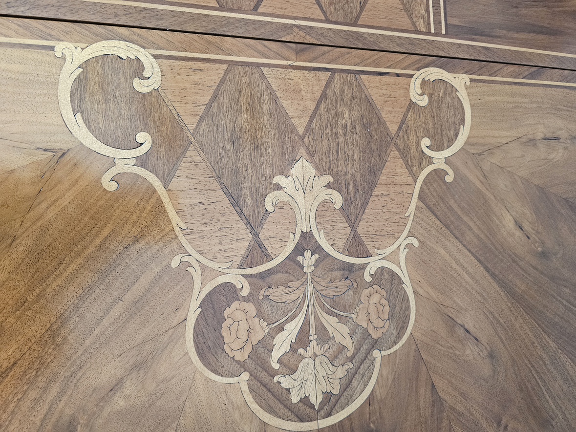Vintage Sklar Peppler Handlaid Dining Table  Set - photo 5