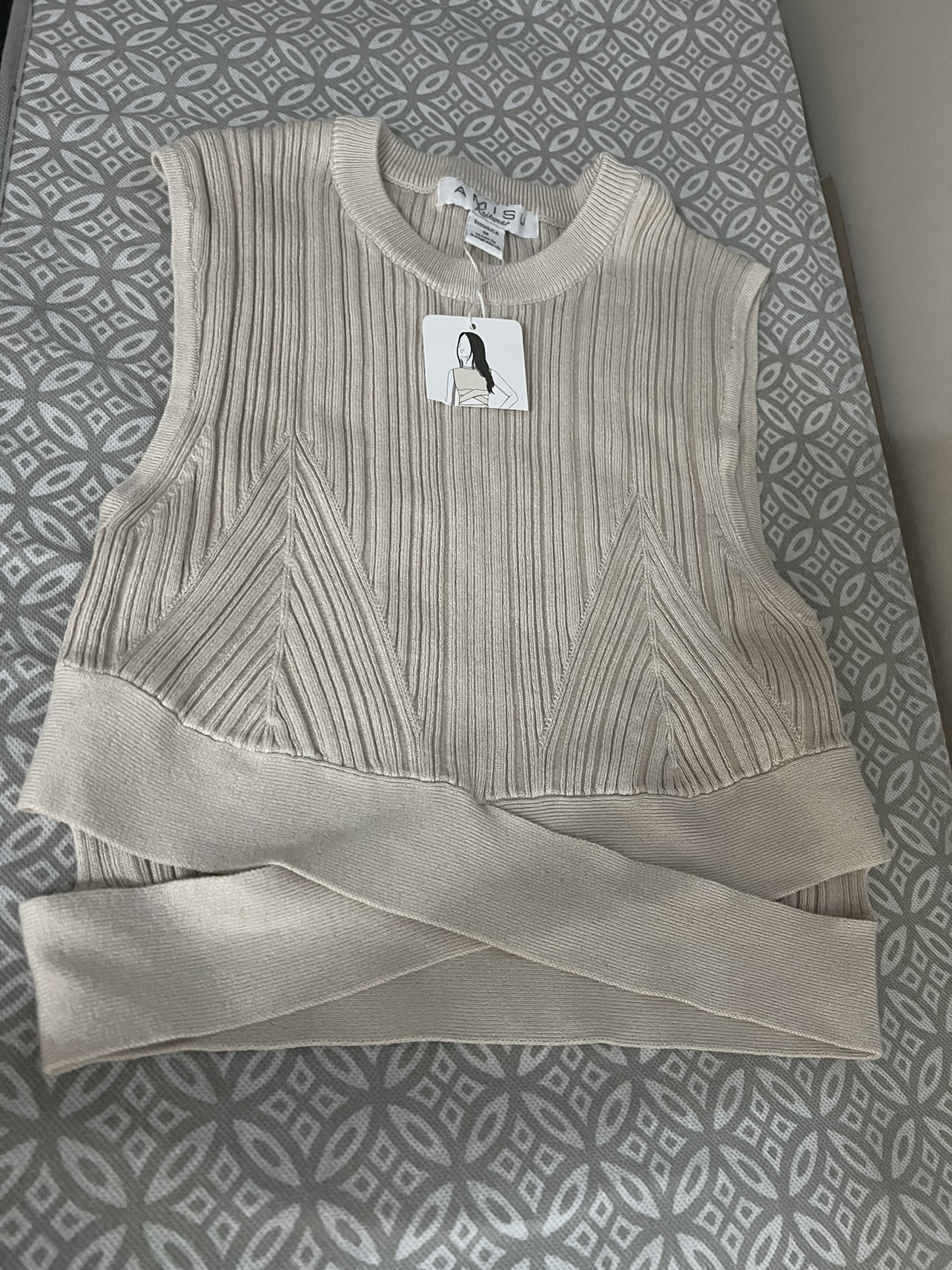 Crop top white - photo 4