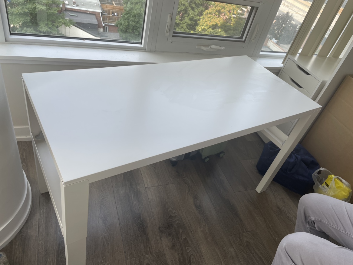 Long white desk (ikea Pahl) - photo 2