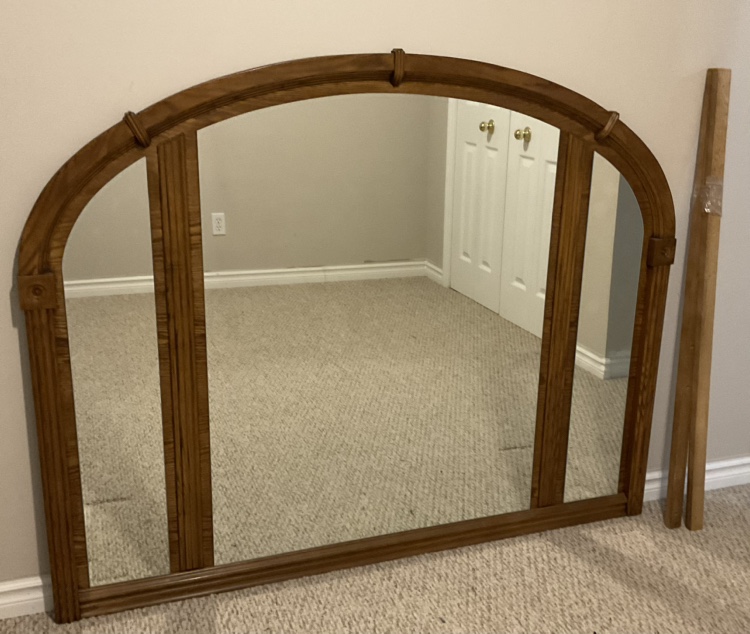 Oak Trim Mirror