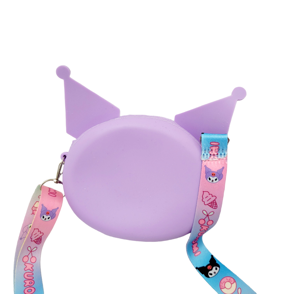 Brand New Kuromi Silicone Rubber Crossbody Bag image indicator(4)