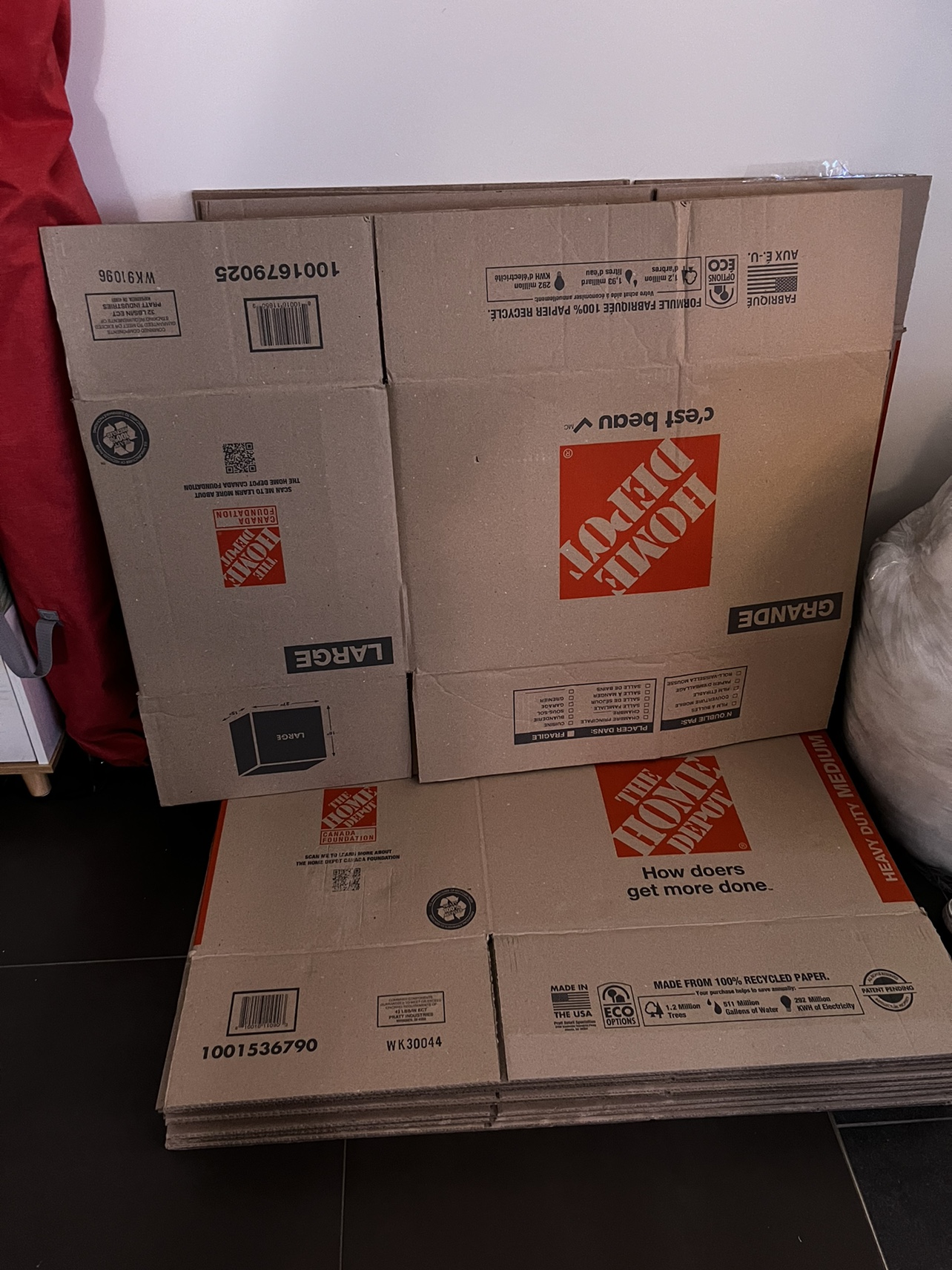 Moving boxes