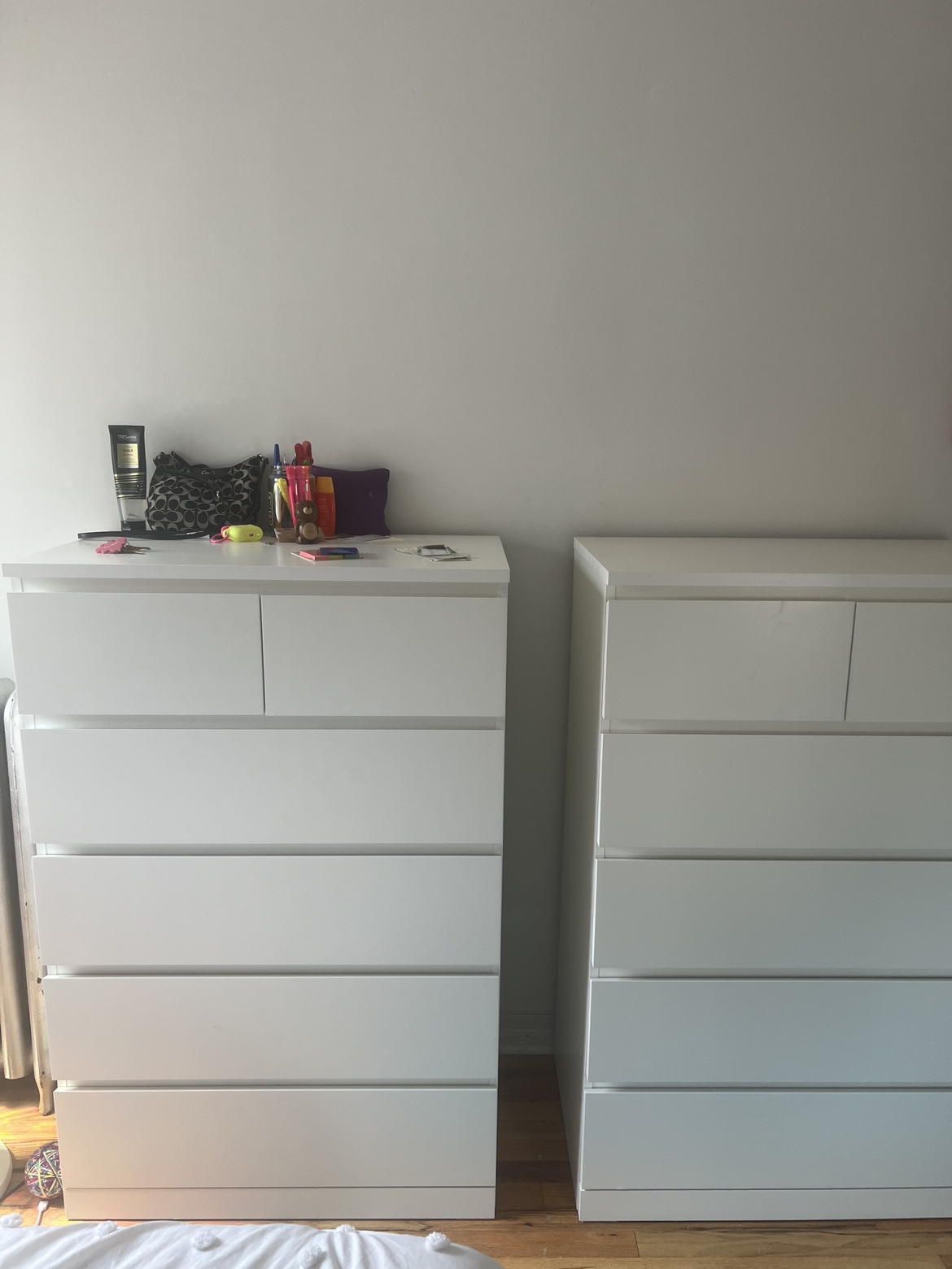 Ikea Malm 6 Drawer Chest - White - photo 4
