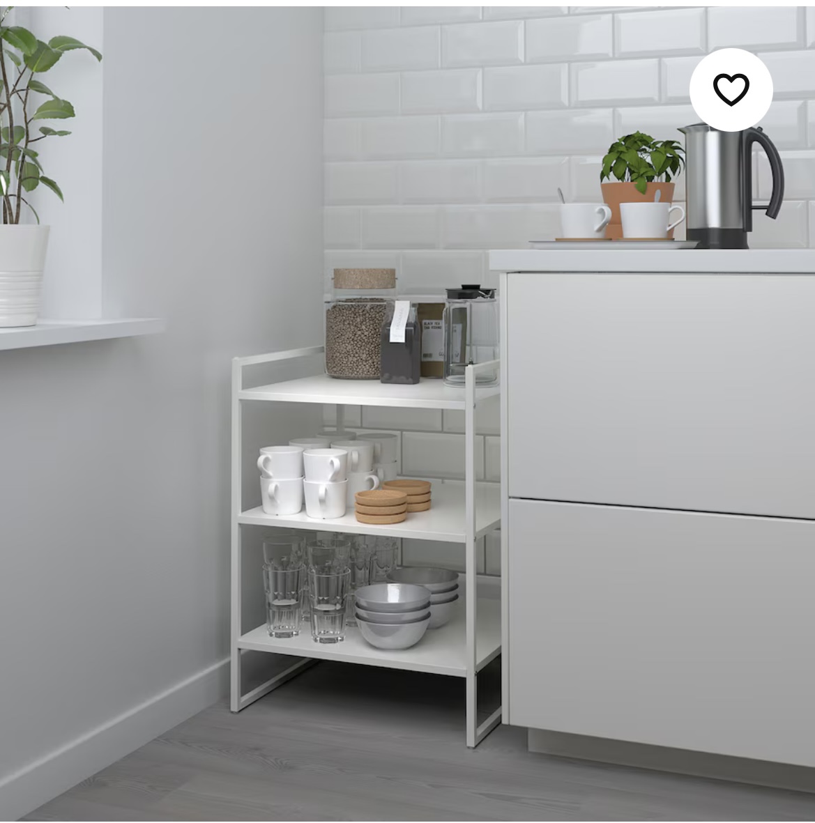 IKEA JONAXEL Shelf unit, white / storage image indicator(5)