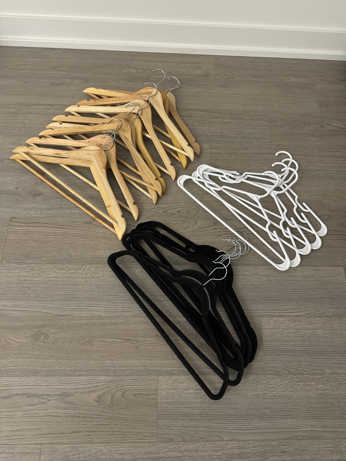Assortment of hangers