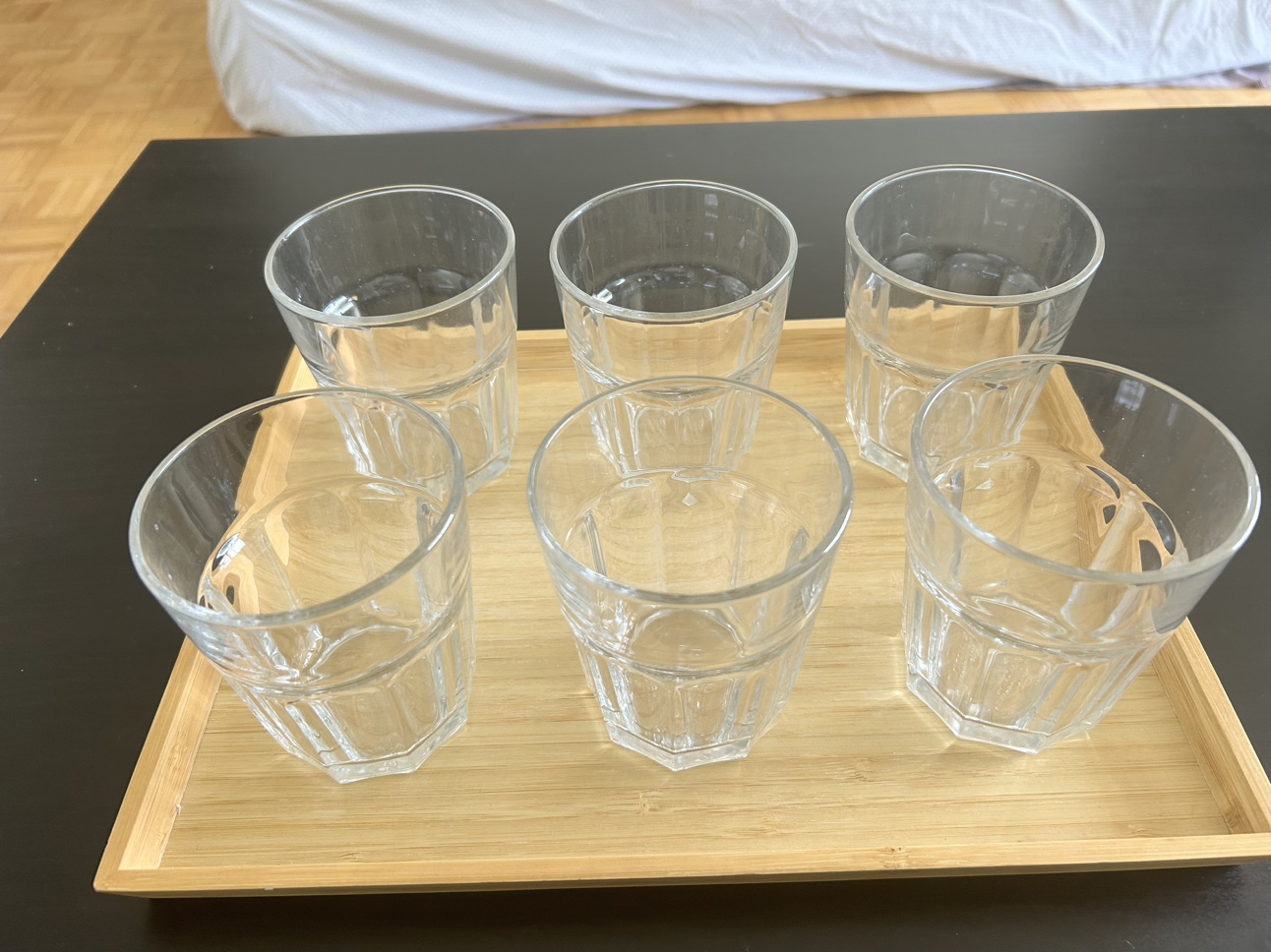 Ikea 6 Glasses with Tray - photo 2