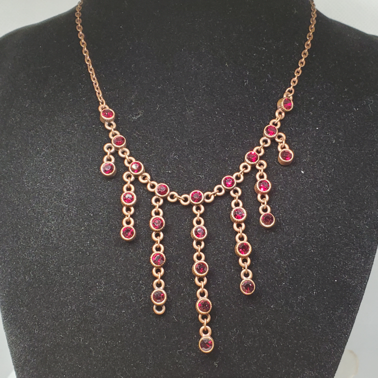 Vtg. Bronze Necklace