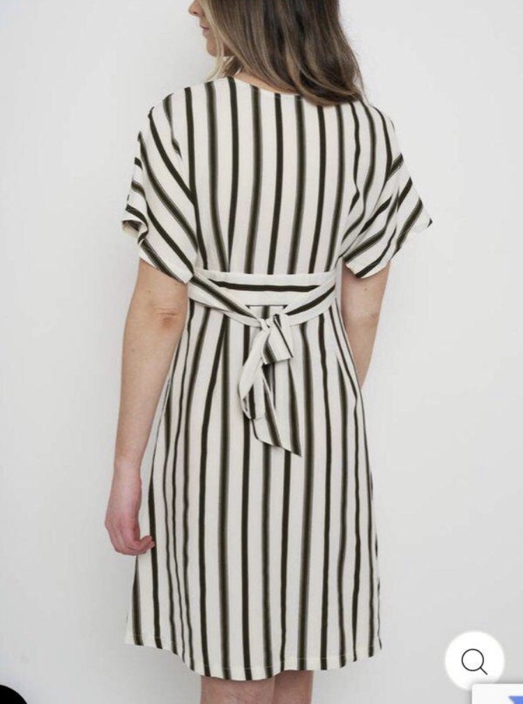 S- Little Mountain Striped Dress image indicator(4)