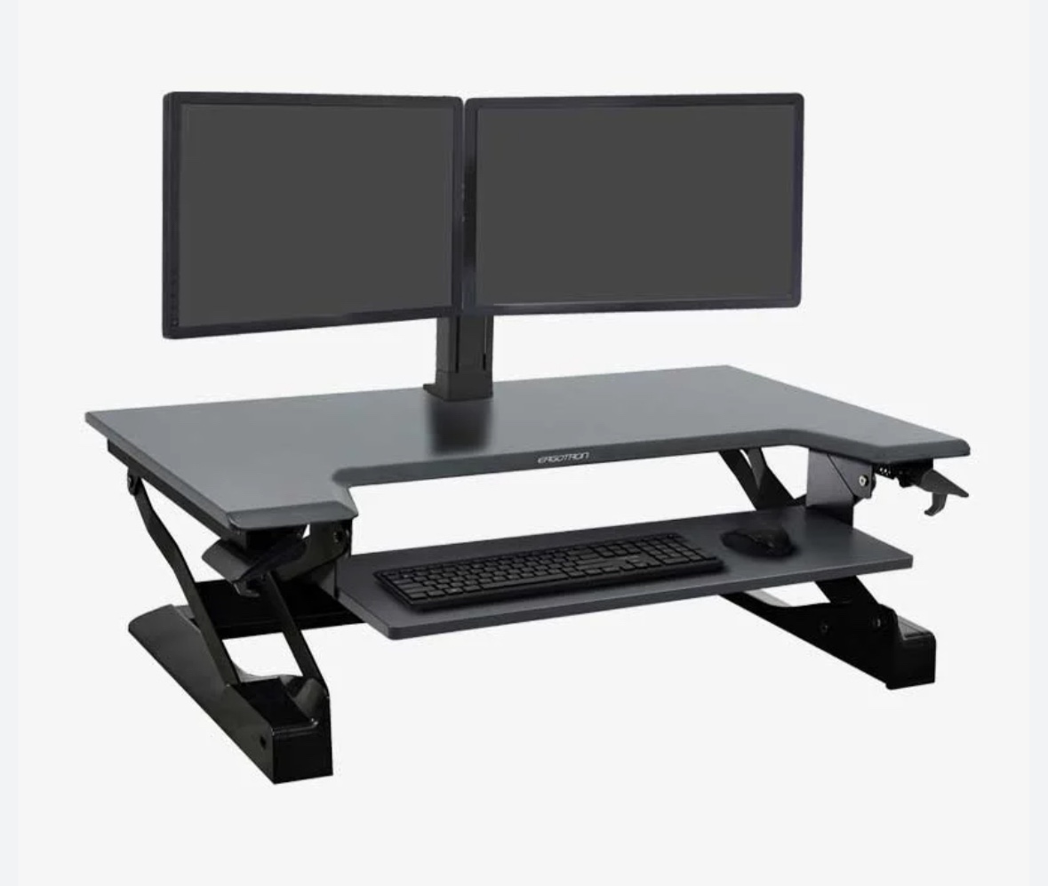 Ergotron Desk Topper to Sit To Stand Desk