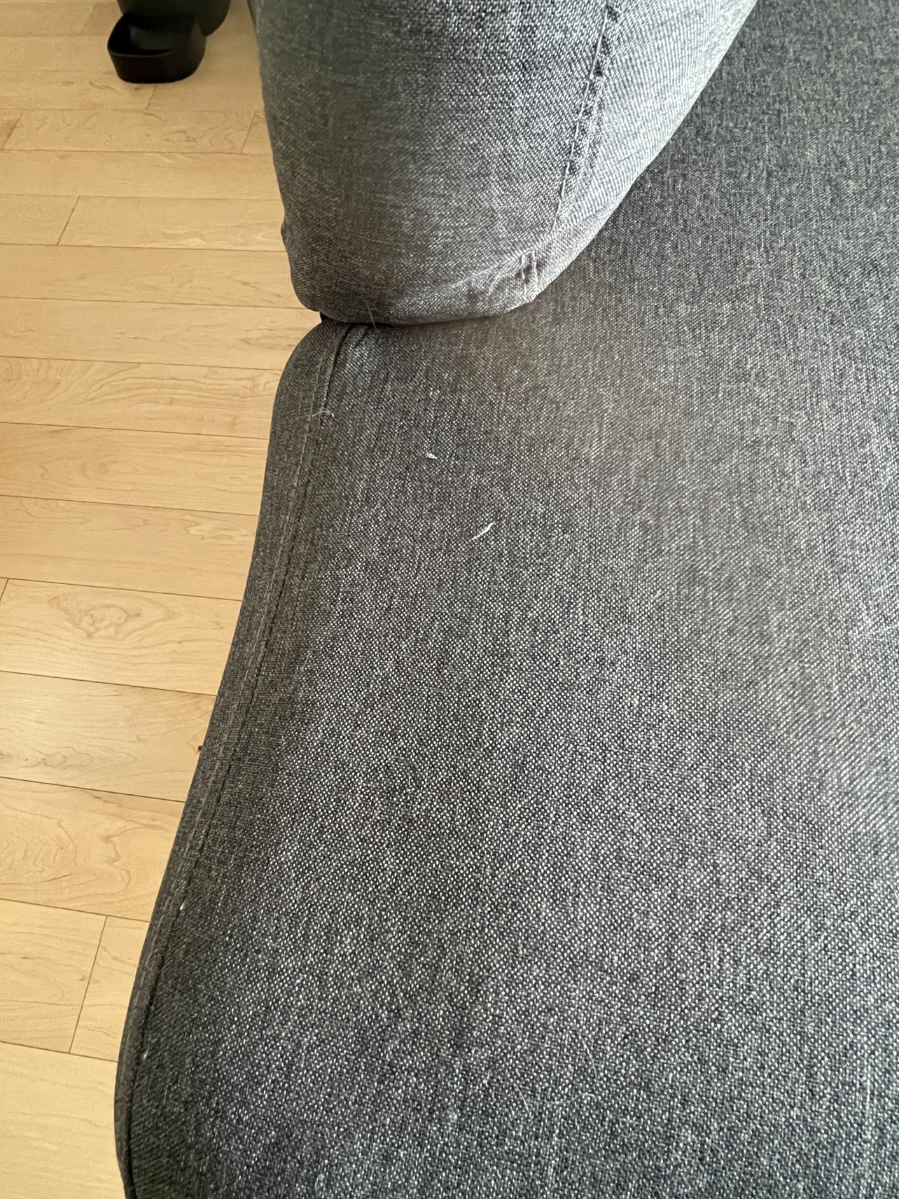 Grey L Shape Couch - photo 5