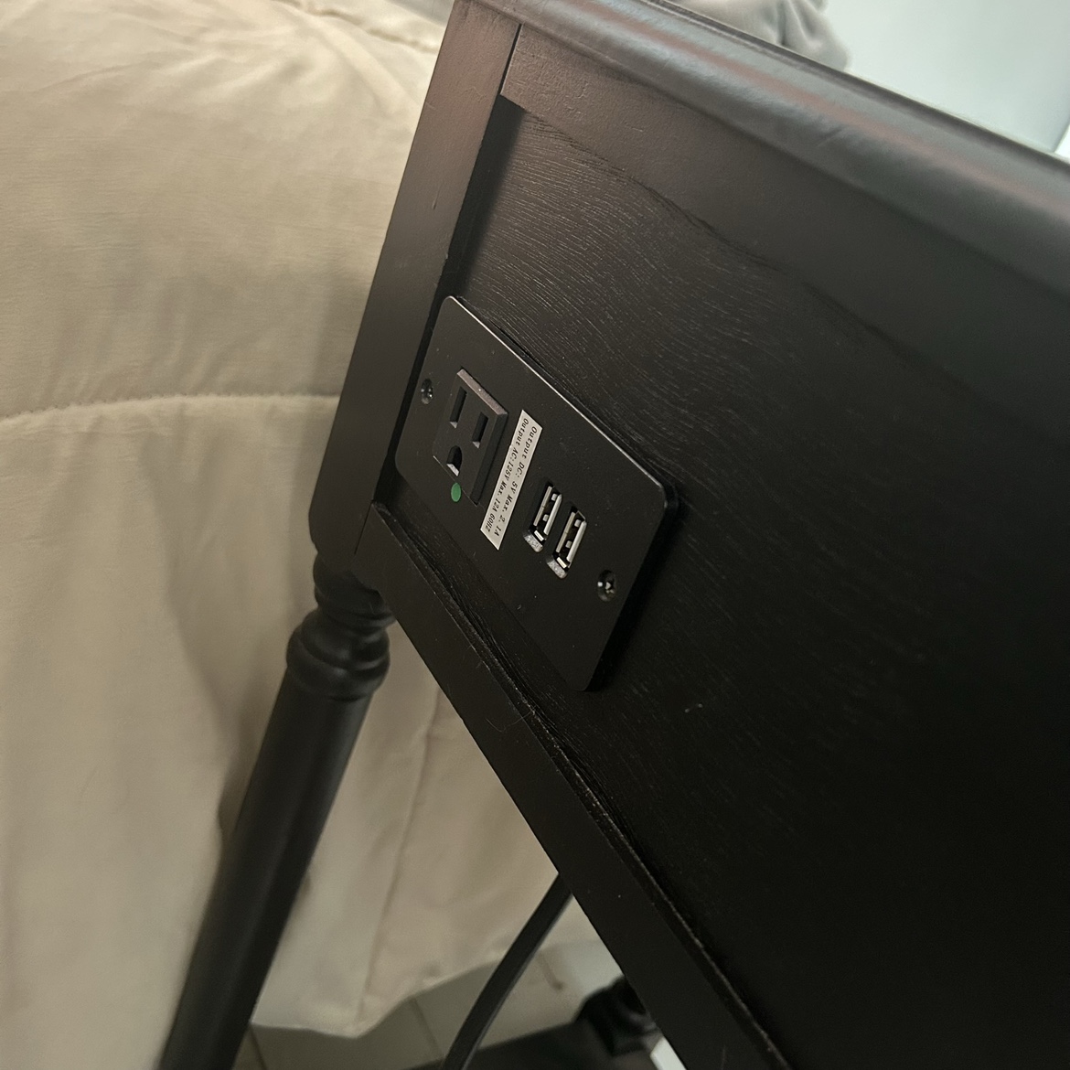 Black night stand - photo 3