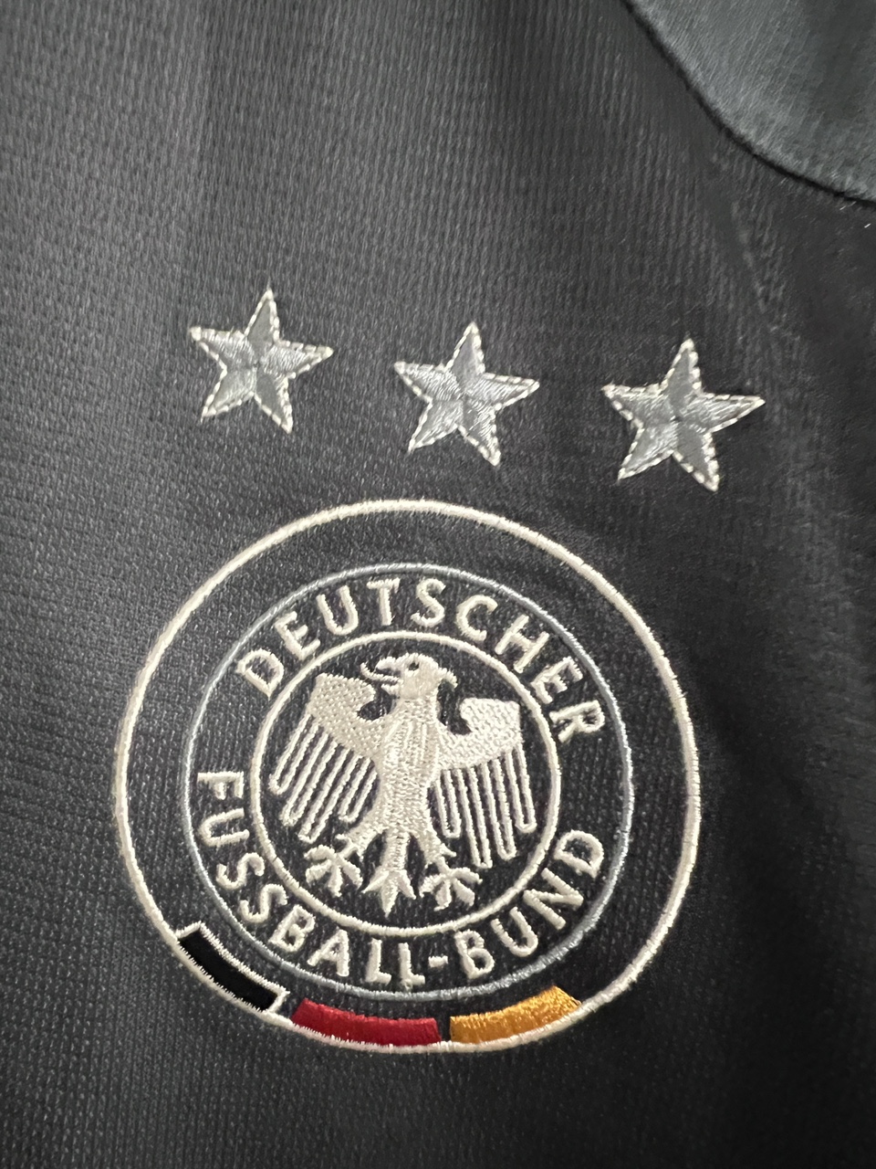 Germany Grey Training Soccer Jersey Shortsleeve (2004-2005) image indicator(3)