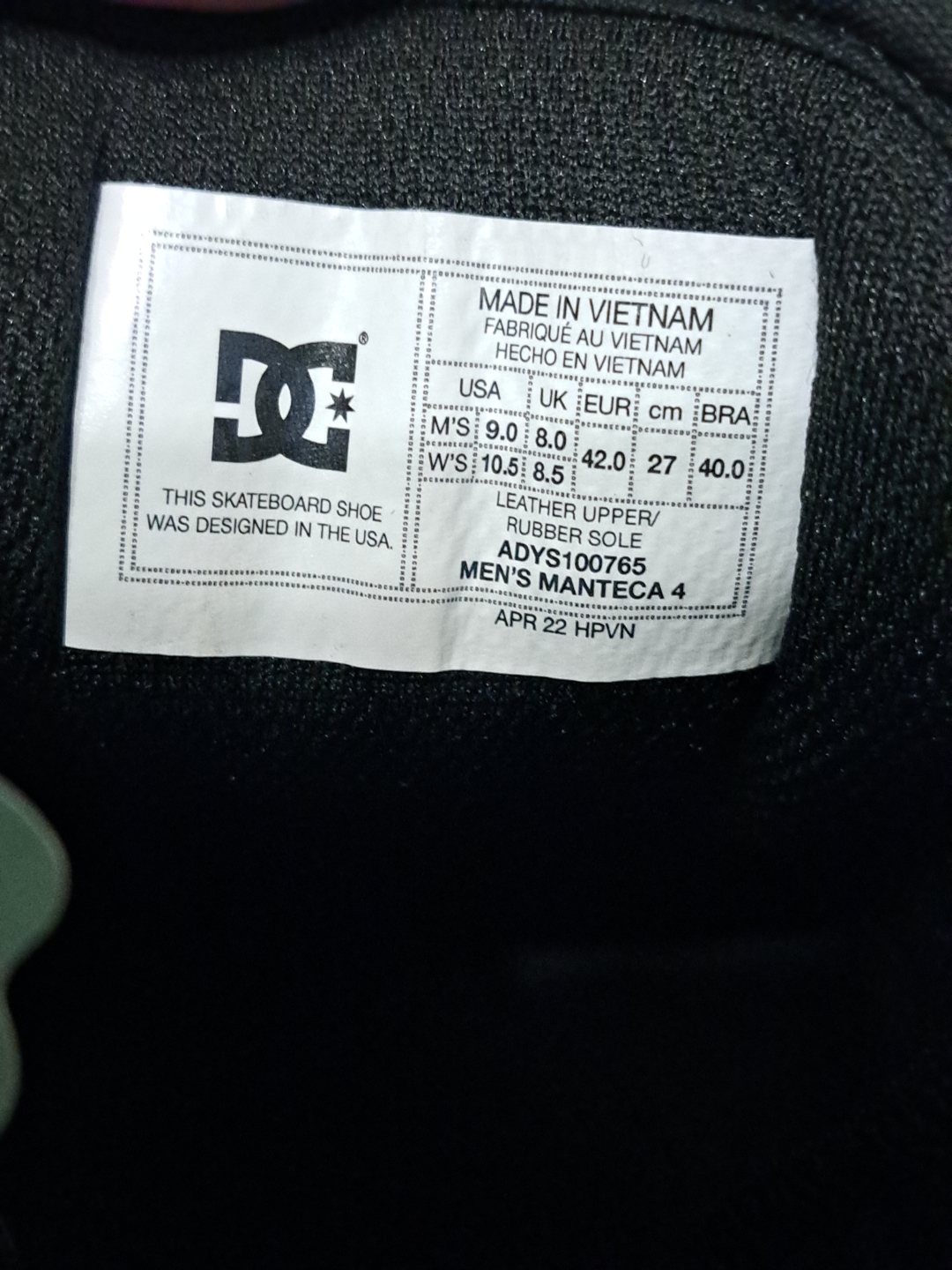 DC Shoes Mens Manteca Size 9 New W/ Box image indicator(5)