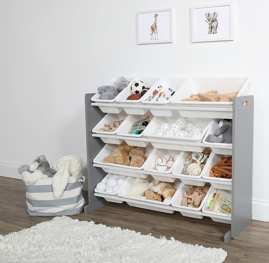 4 level toy storage organizer with removable bins - photo 2