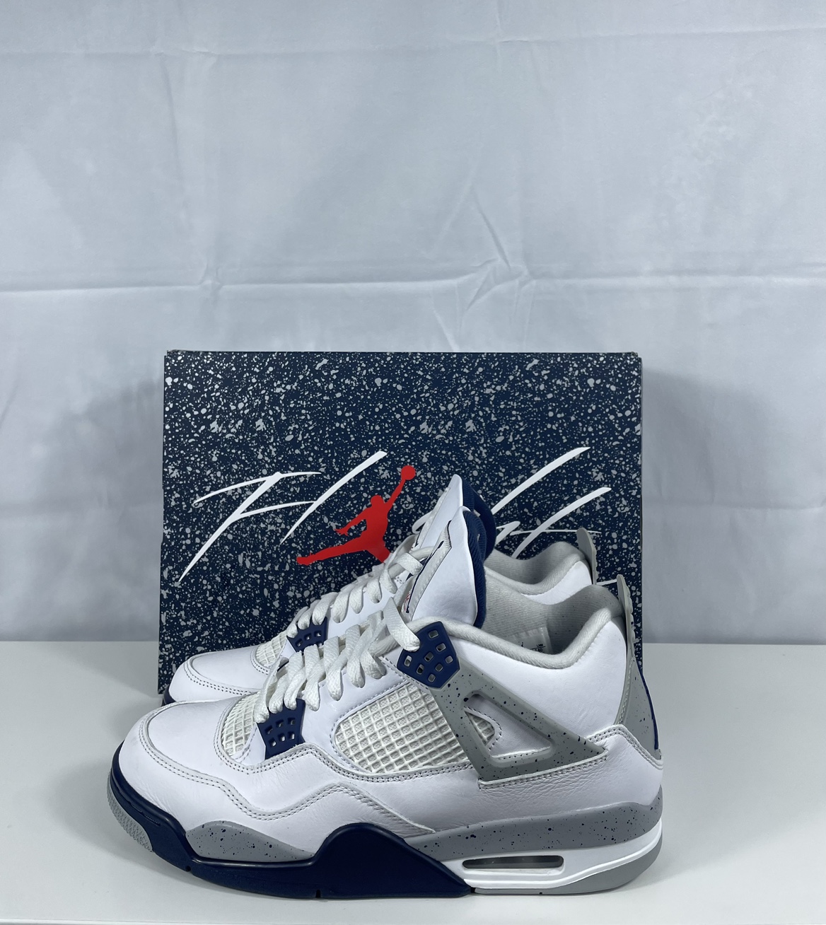 Jordan 4 Midnight Navy - photo 2