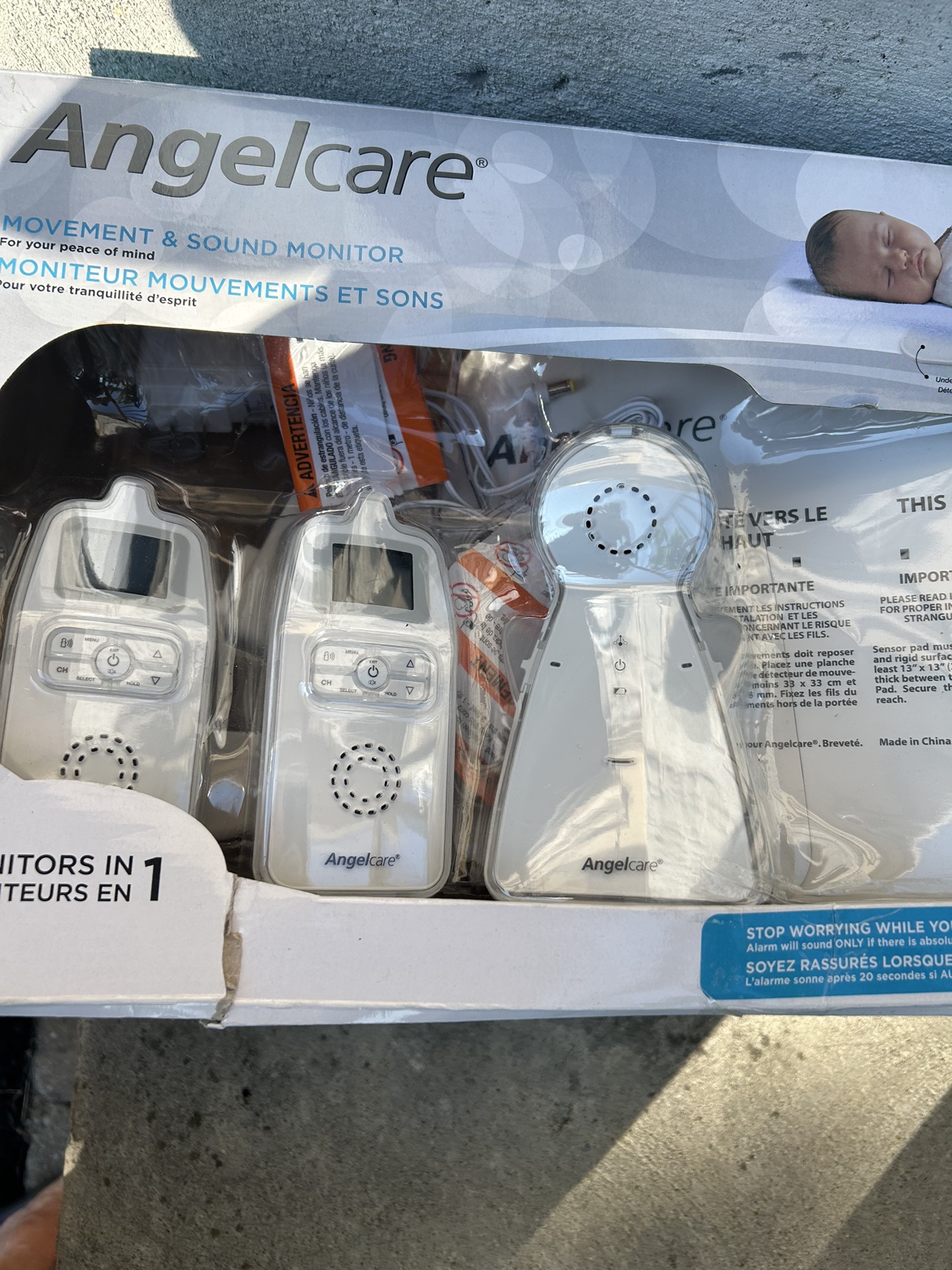 Baby Monitor Angel Care new in box unused image indicator(9)