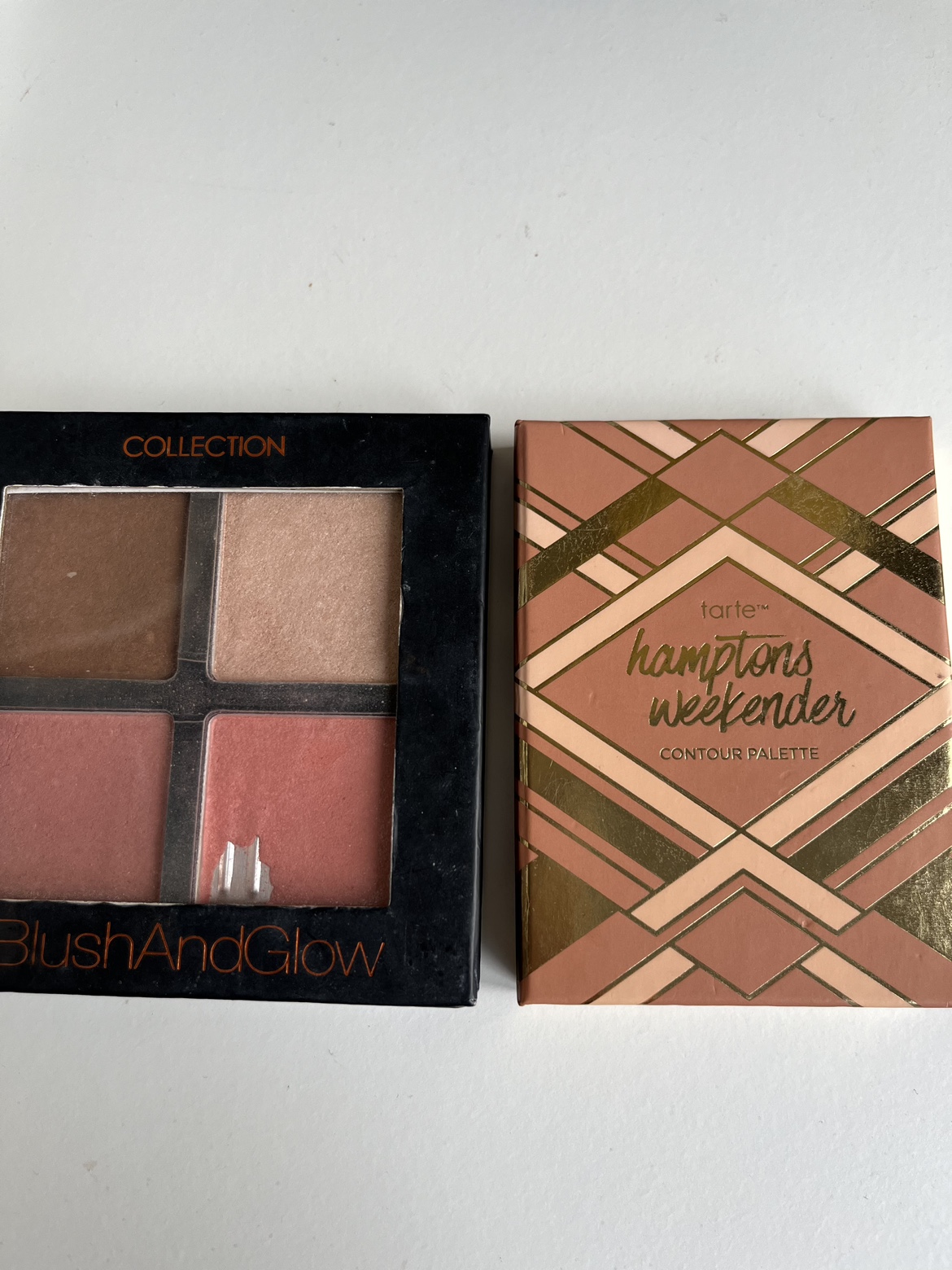 Tarte and Collection blush palettes thumbnail