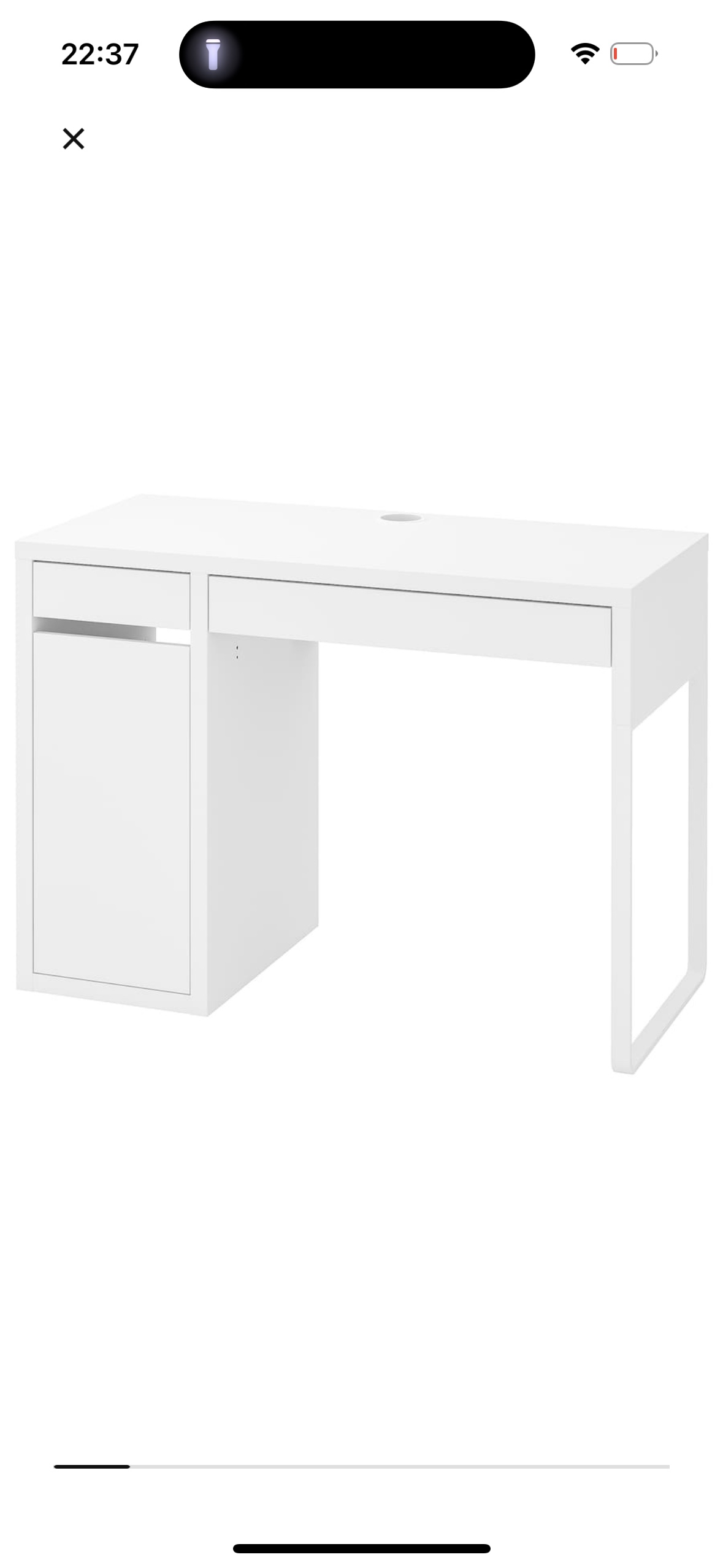 Desk - white- IKEA