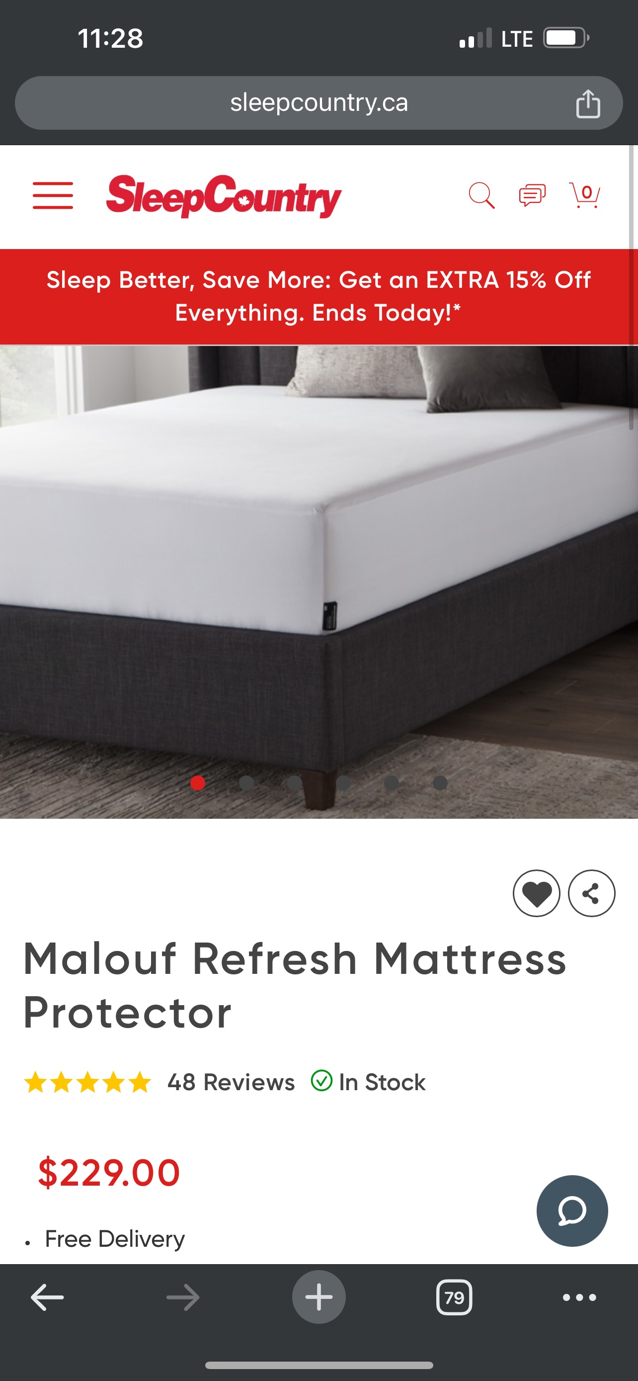 King size Mattress protector - Malouf - photo 3