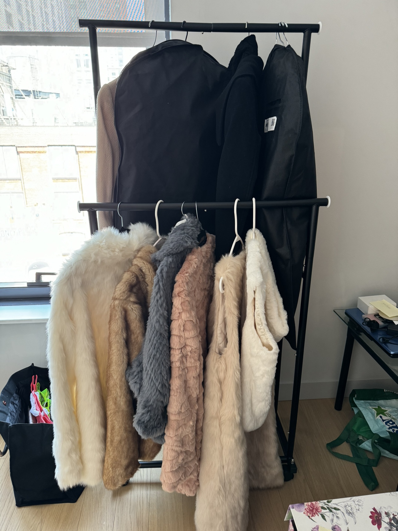 Double rolling rack