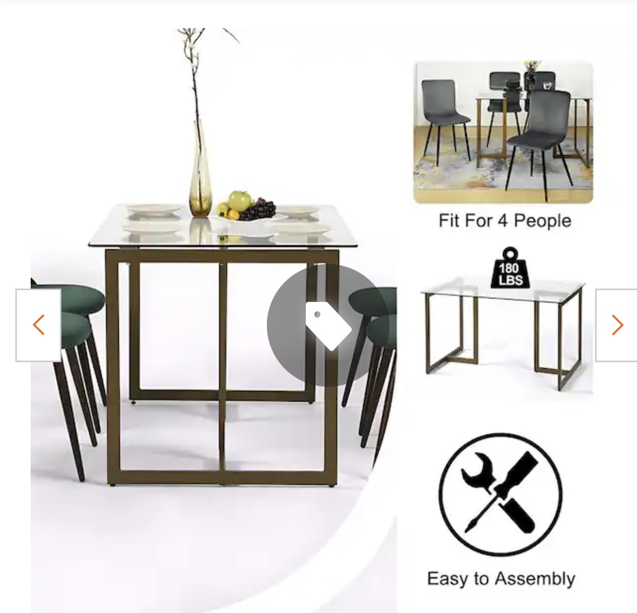 Gillmans Iron breakfast dining table - photo 5