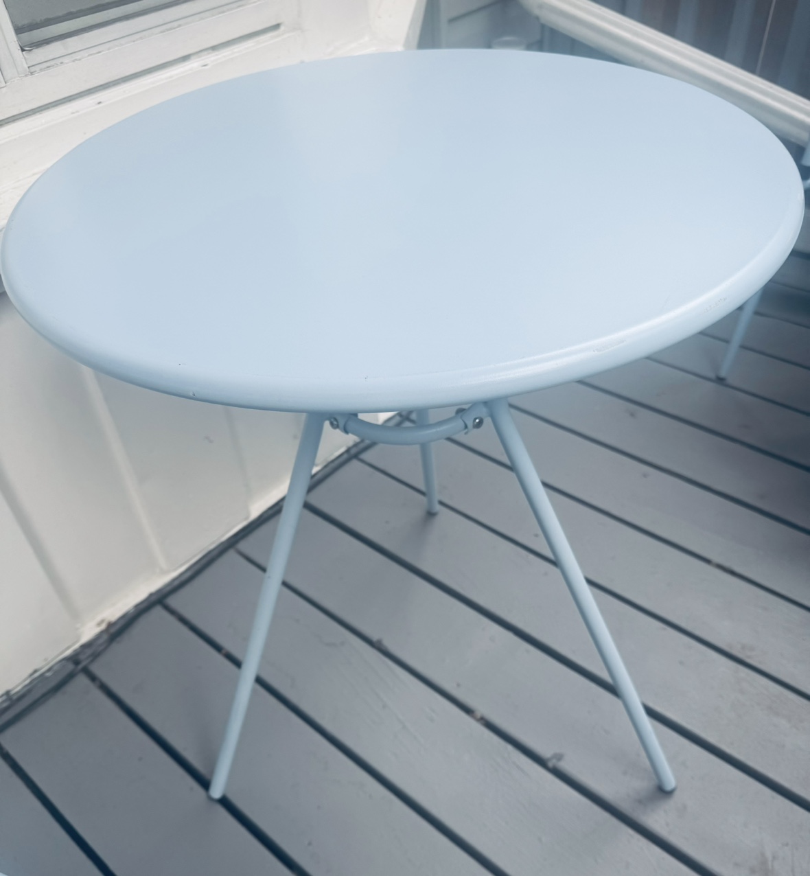 3pc Metal Bistro Set- Light Blue - photo 4
