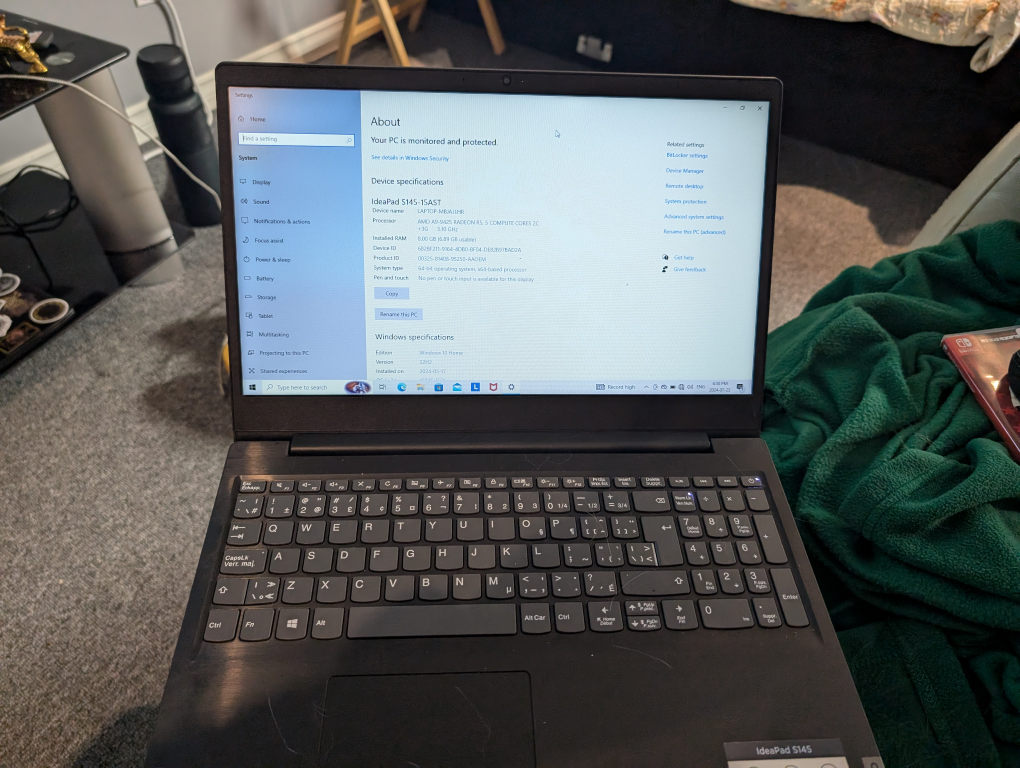 Lenovo  IdeaPad S145 15" Laptop