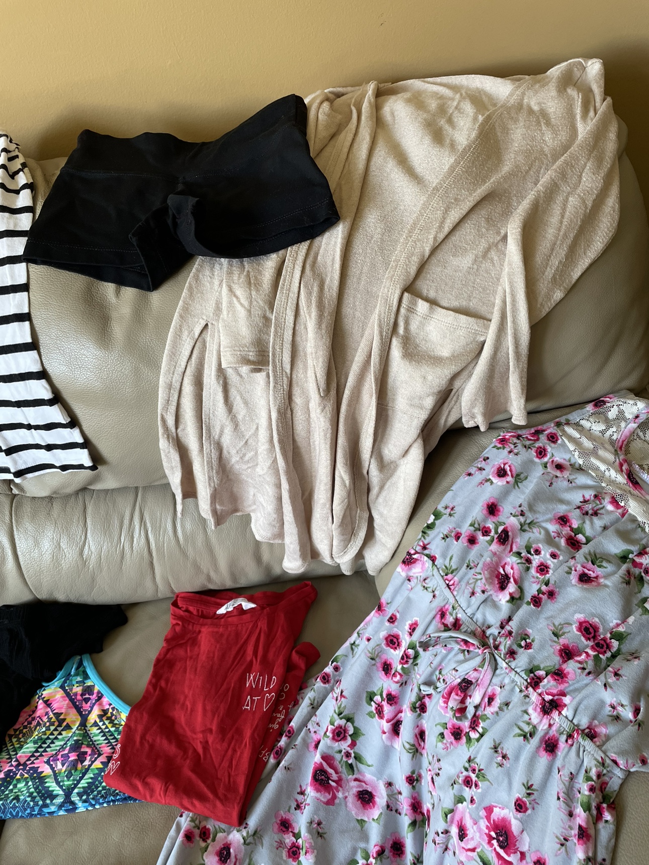 Bag of girls summer clothes size 7/8 - photo 2