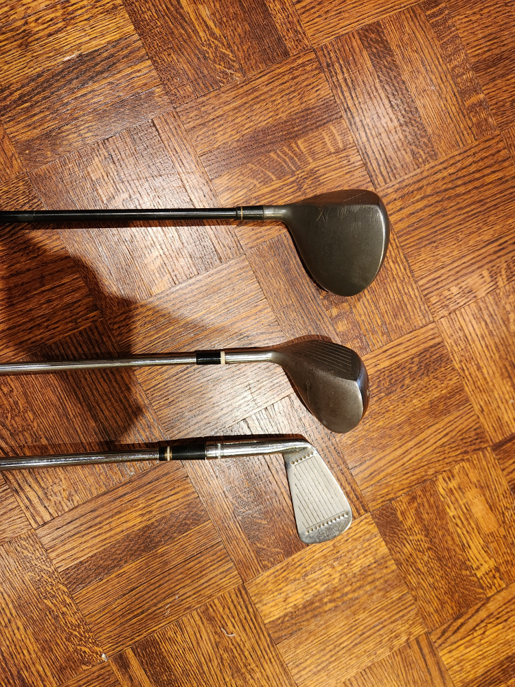 Men's 3x golf clubs - wood/irons - right handed