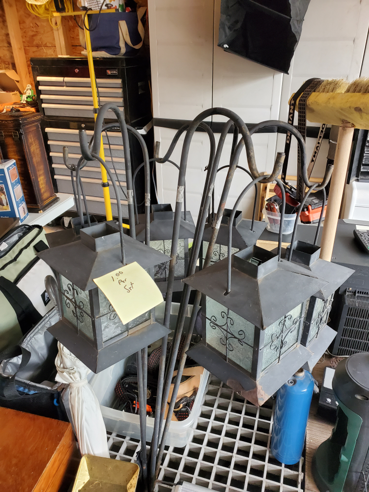 Black Metal Outdoor Lanterns thumbnail