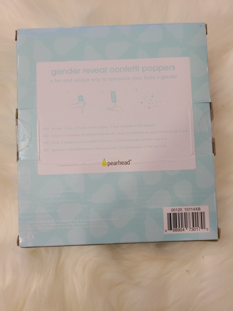 Gender Reveal Confetti Poppers ⚽️ image indicator(2)