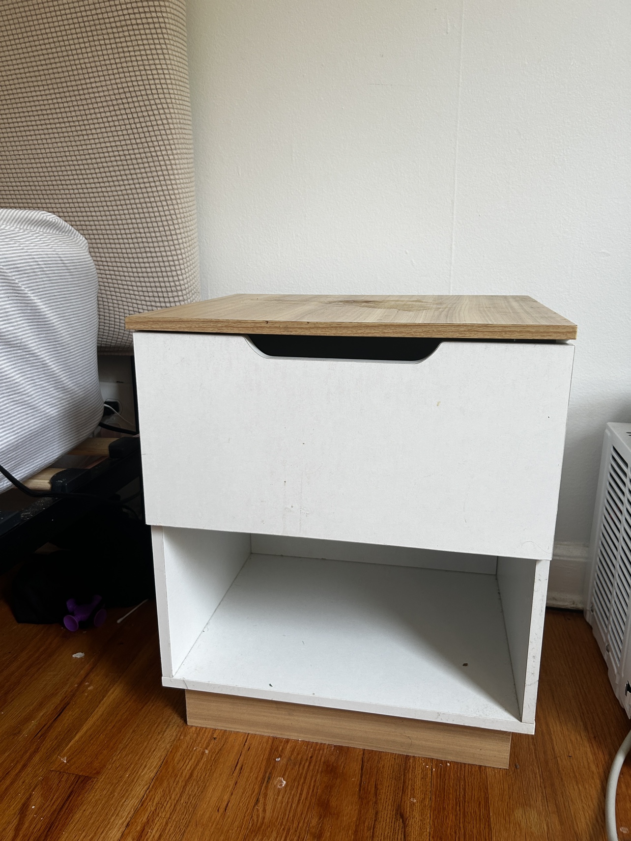 Two Elekin Nightstand with Drawer - photo 2